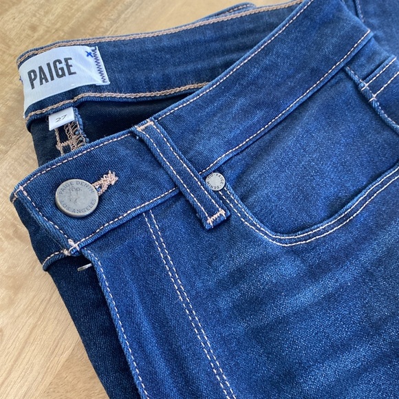 Paige Manhattan  Dark wash Bootcut Jeans Sz 27 ECU - Picture 4 of 10